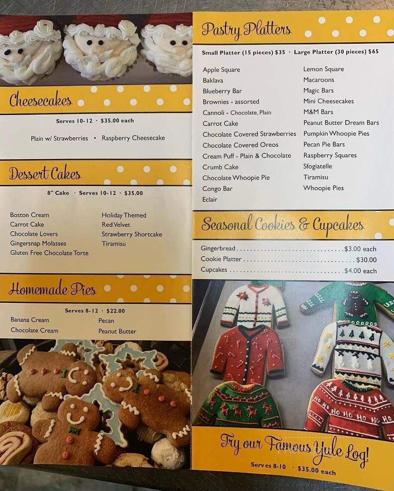Just Desserts Bakery Cafe - Bridgewater, MA menu_pic