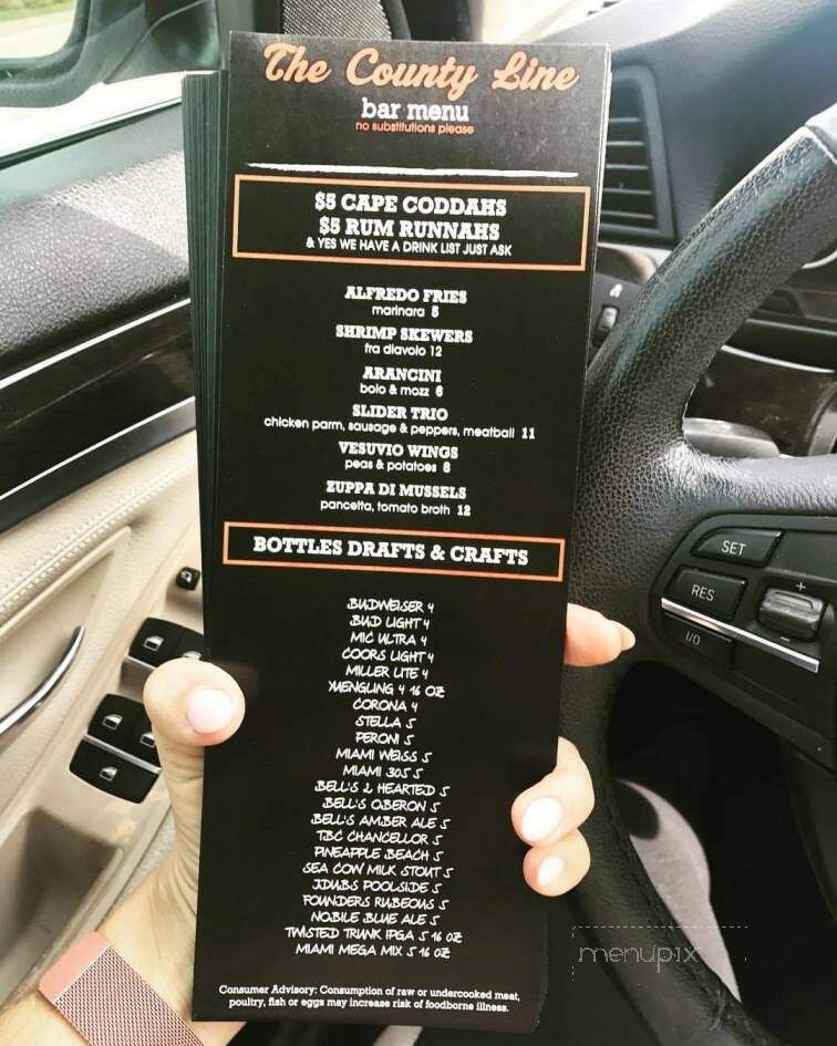 County Line Pizza Restaurant - Juno Beach, FL menu_pic