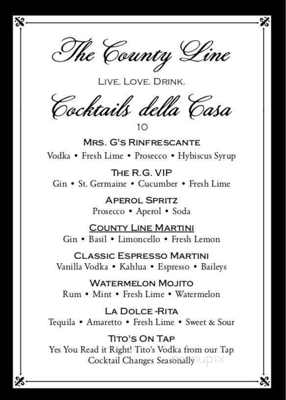 County Line Pizza Restaurant - Juno Beach, FL menu_pic