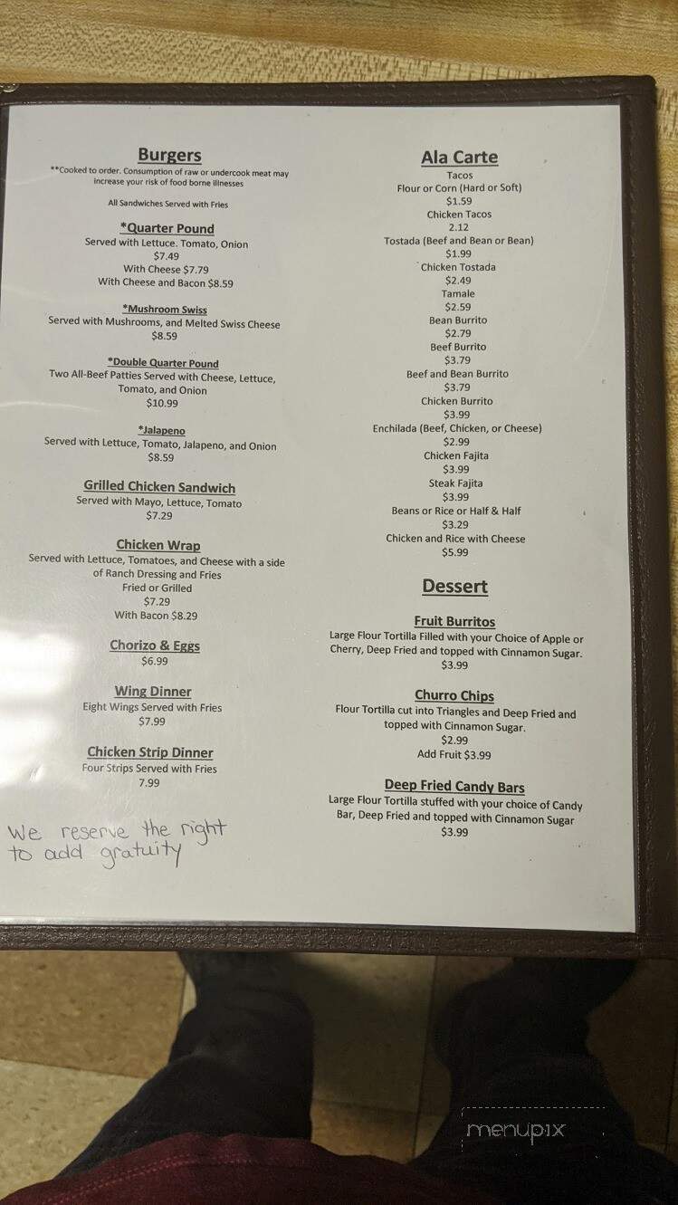Red Pepper Mexican Restaurant - Port Huron, MI menu_pic