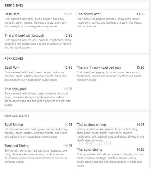 East West Restaurant - Dartmouth, NS menu_pic
