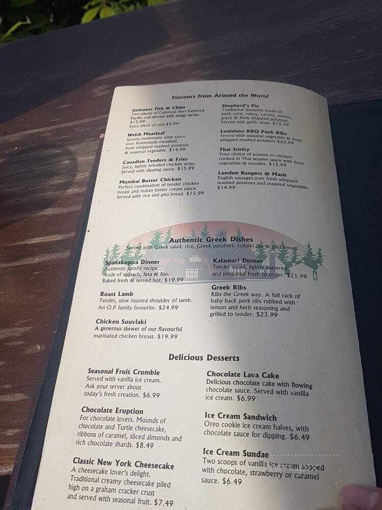 Ocean Park Pizza - Surrey, BC menu_pic