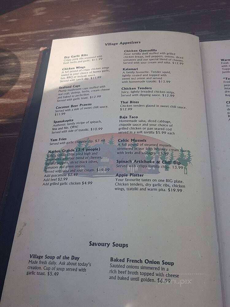 Ocean Park Pizza - Surrey, BC menu_pic