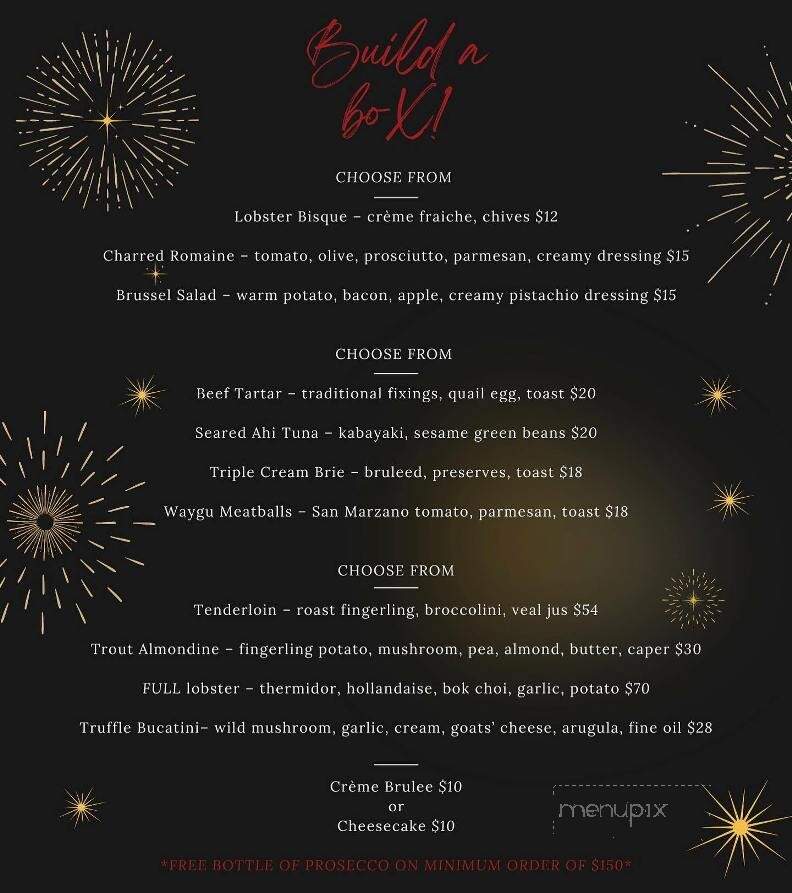 The Martini House - Burlington, ON menu_pic