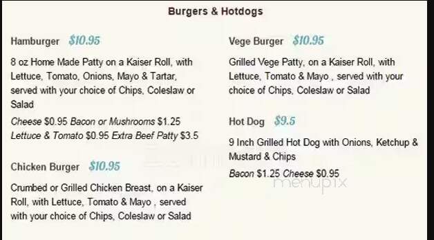 Brady's Fish & Chips - Saanich, BC menu_pic