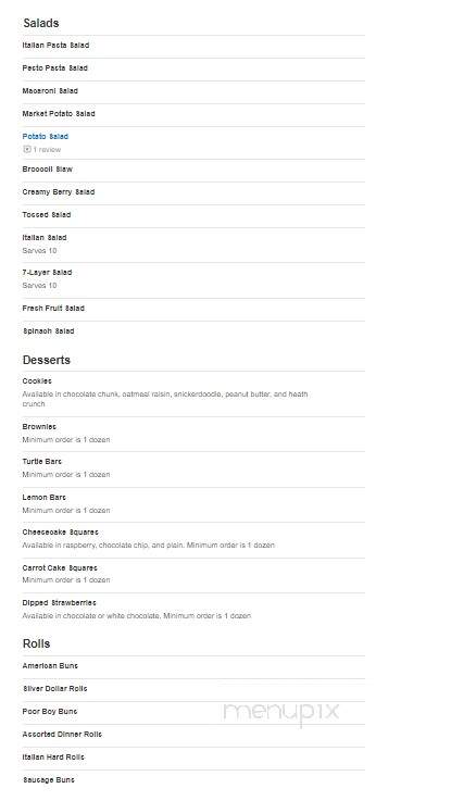 Countryside Meats & Deli - Rockford, IL menu_pic