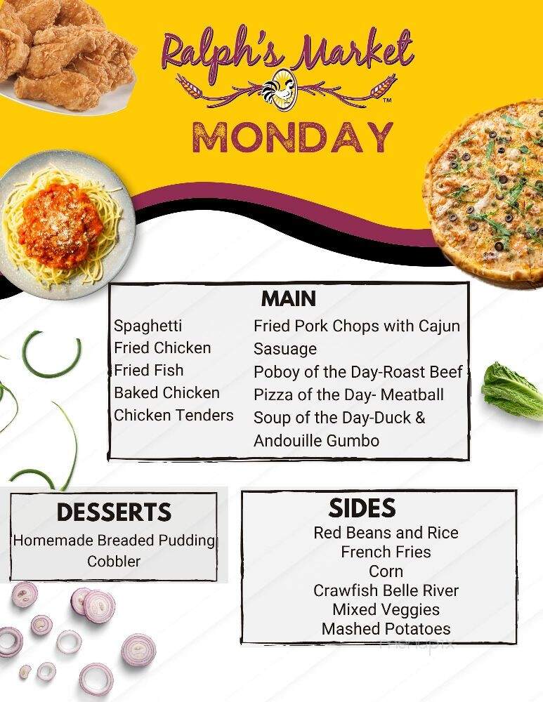 Ralph's Supermarket - Gonzales, LA menu_pic