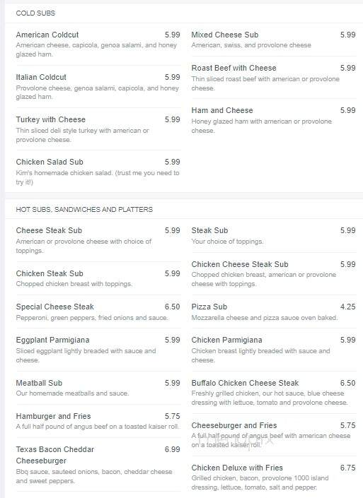 Hickory Station Pizzeria - Bel Air, MD menu_pic