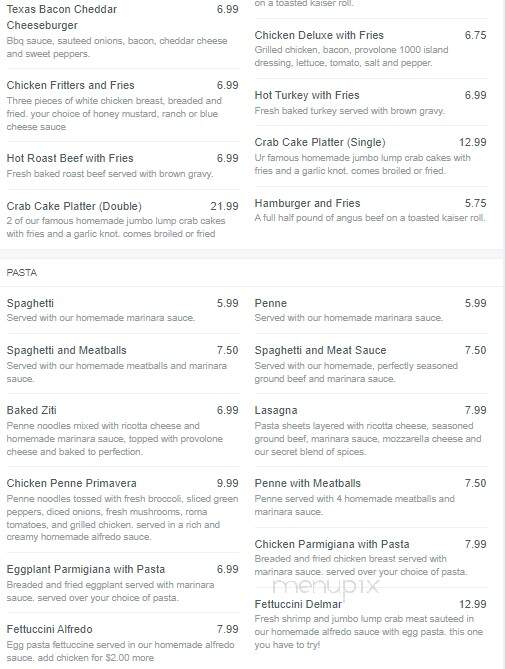 Hickory Station Pizzeria - Bel Air, MD menu_pic