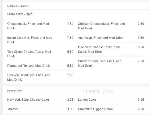 Hickory Station Pizzeria - Bel Air, MD menu_pic