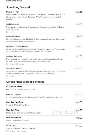 Barbyann's Restaurant - Hyannis, MA menu_pic