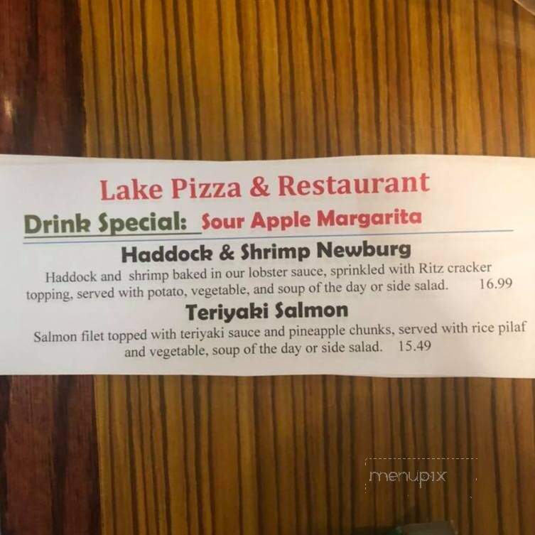 Lake Pizza & Restaurant - Webster, MA menu_pic