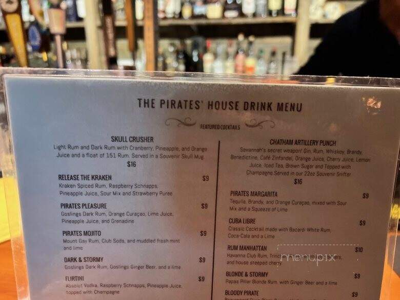 Pirate's House Restaurant - Savannah, GA