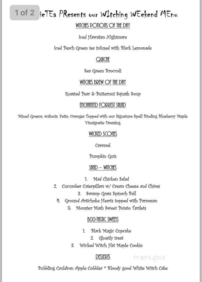 High Societea Tea Room - Wayne, NJ menu_pic