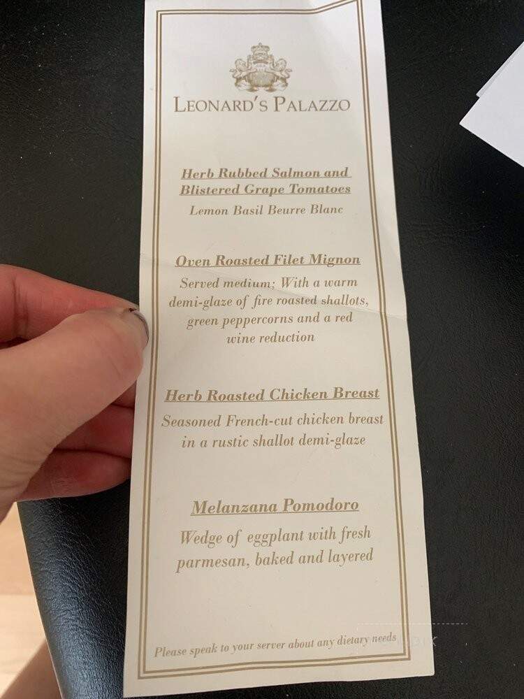 Leonard's Of Great Neck - Great Neck, NY menu_pic