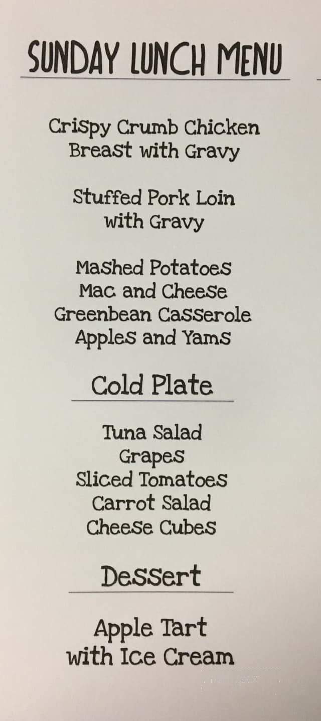 Country Squire - Warsaw, NC menu_pic