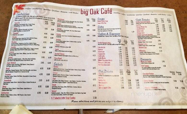 Big Oak Cafe - Chambersburg, PA