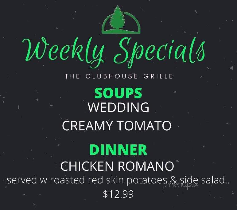 Club House Grille - Belle Vernon, PA menu_pic