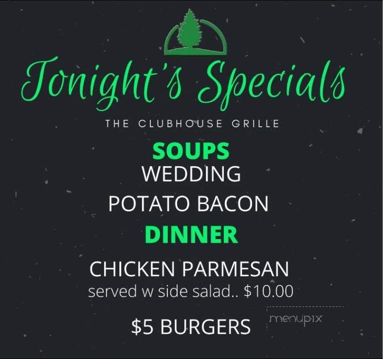 Club House Grille - Belle Vernon, PA menu_pic