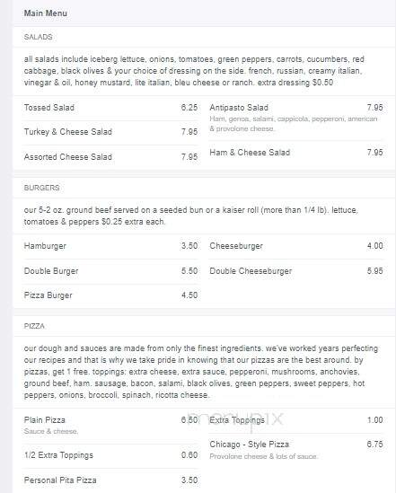 New London Pizza - Prospect Park, PA menu_pic