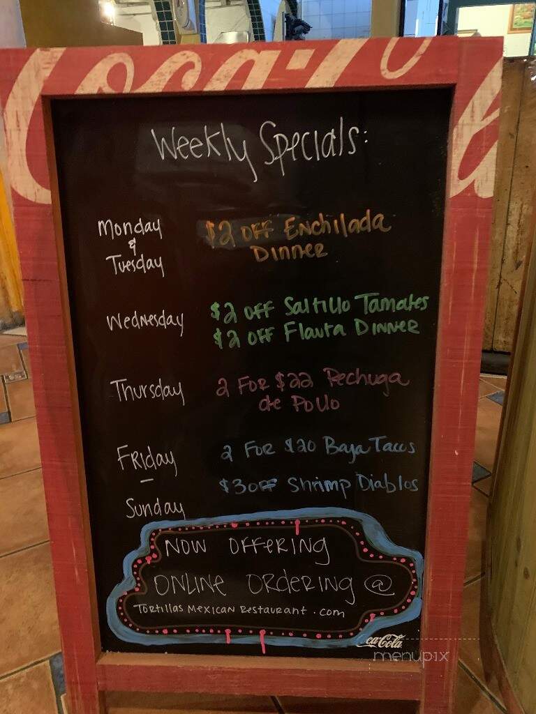 Tortillas - La Porte, TX menu_pic