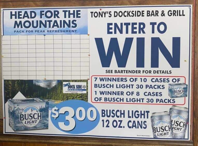 Dock Side Bar & Grill - Crivitz, WI menu_pic
