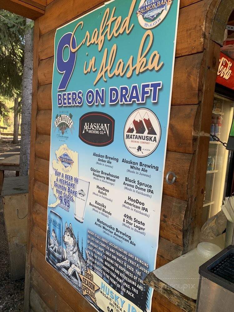 Alaska Salmon Bake - Fairbanks, AK menu_pic