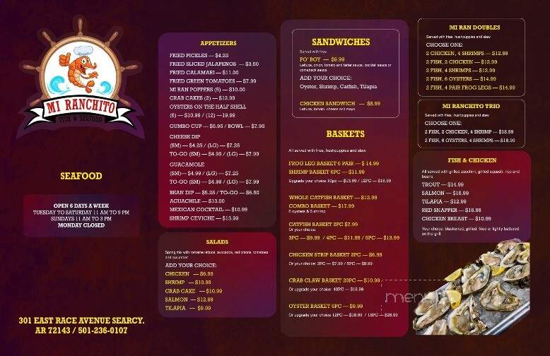 Mi Ranchito - Searcy, AR menu_pic