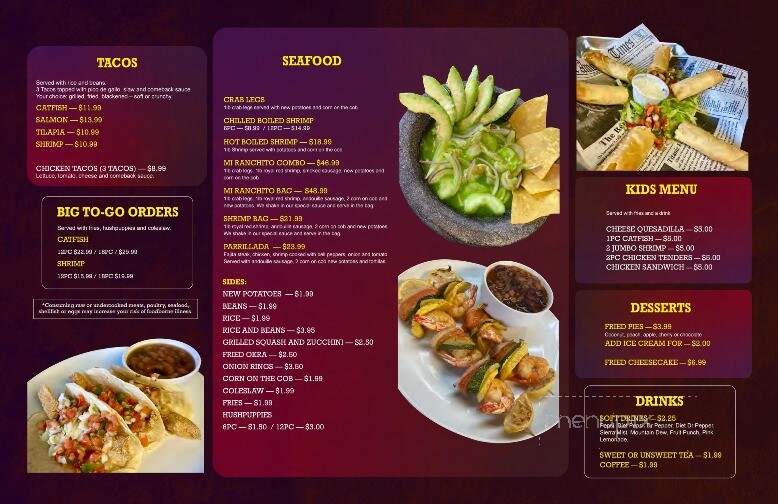 Mi Ranchito - Searcy, AR menu_pic