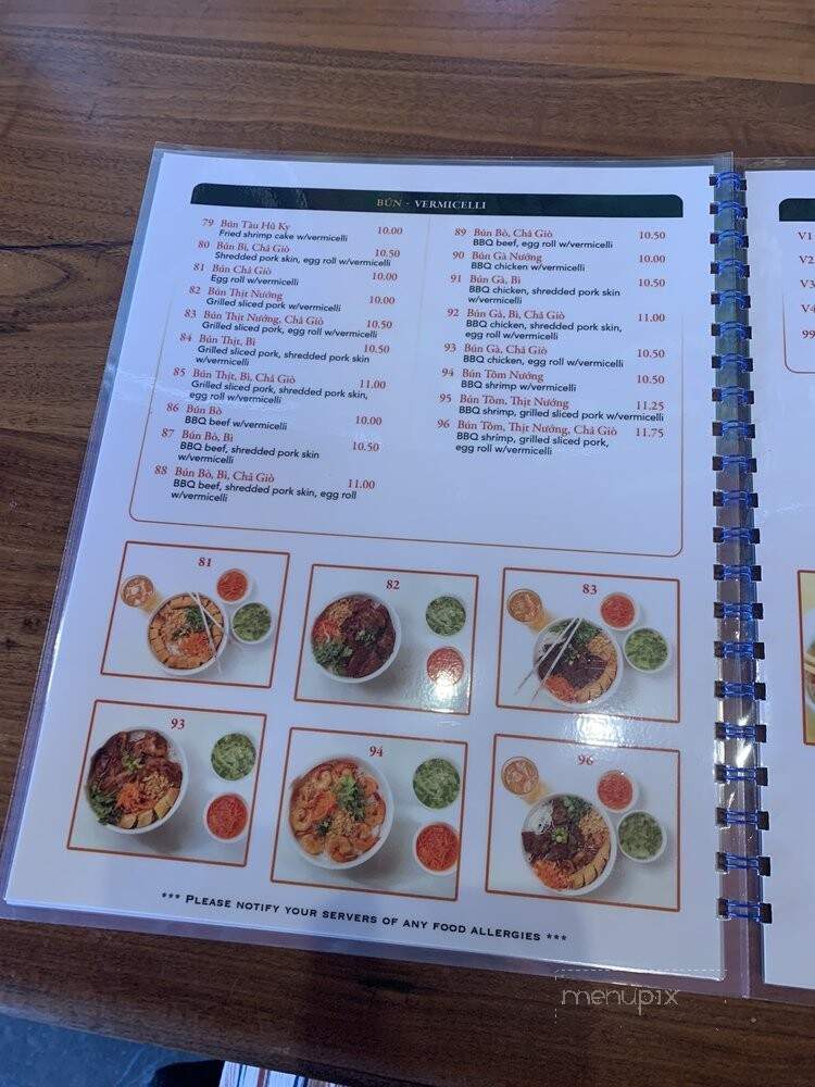 Pho1 Noodle House - Vallejo, CA menu_pic