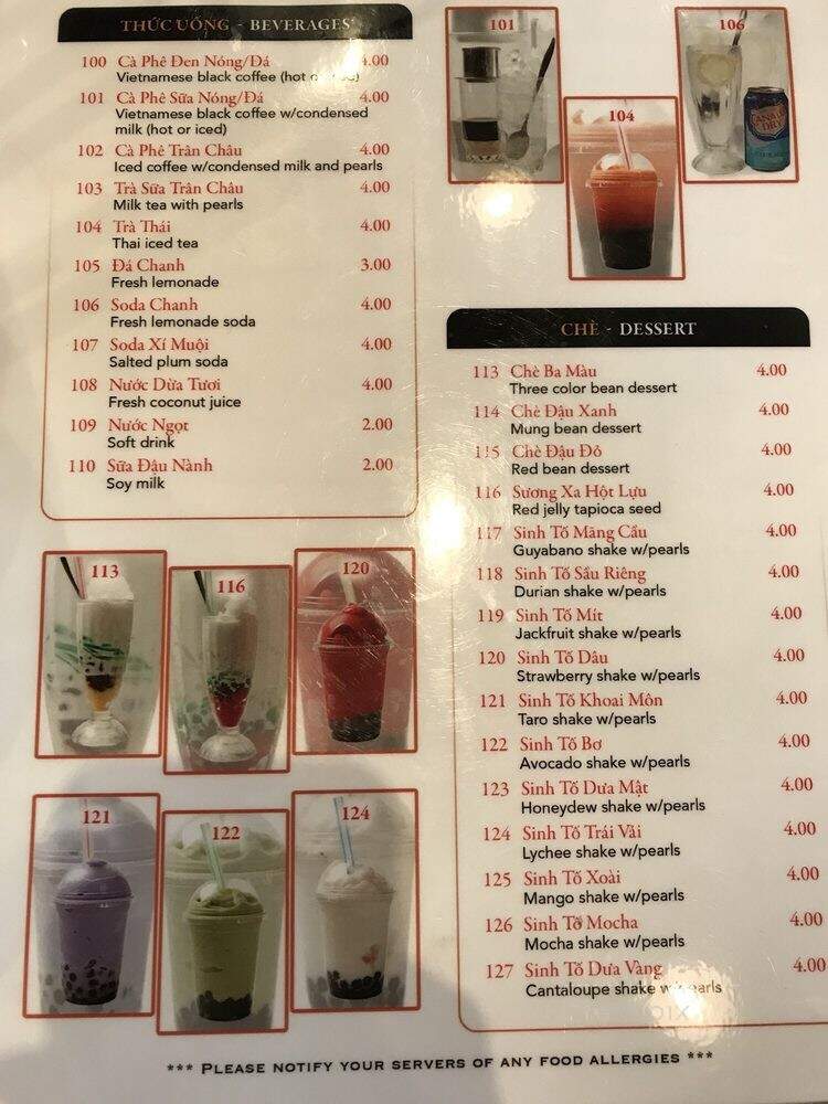 Pho1 Noodle House - Vallejo, CA menu_pic