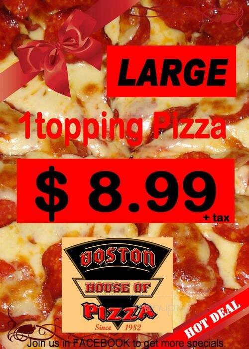 Boston House Of Pizza - Hanford, CA