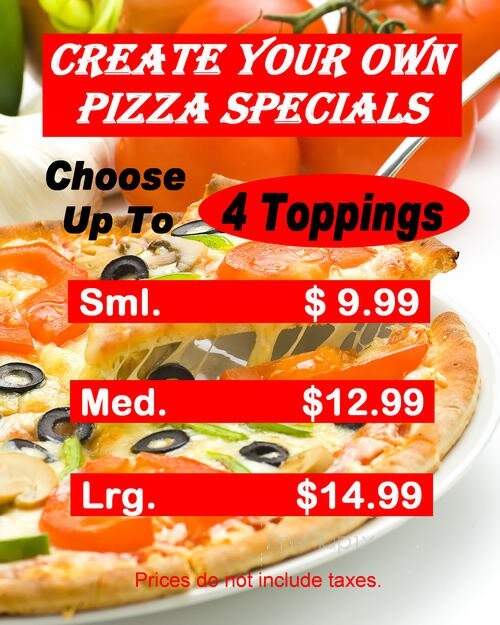 Boston House Of Pizza - Hanford, CA menu_pic
