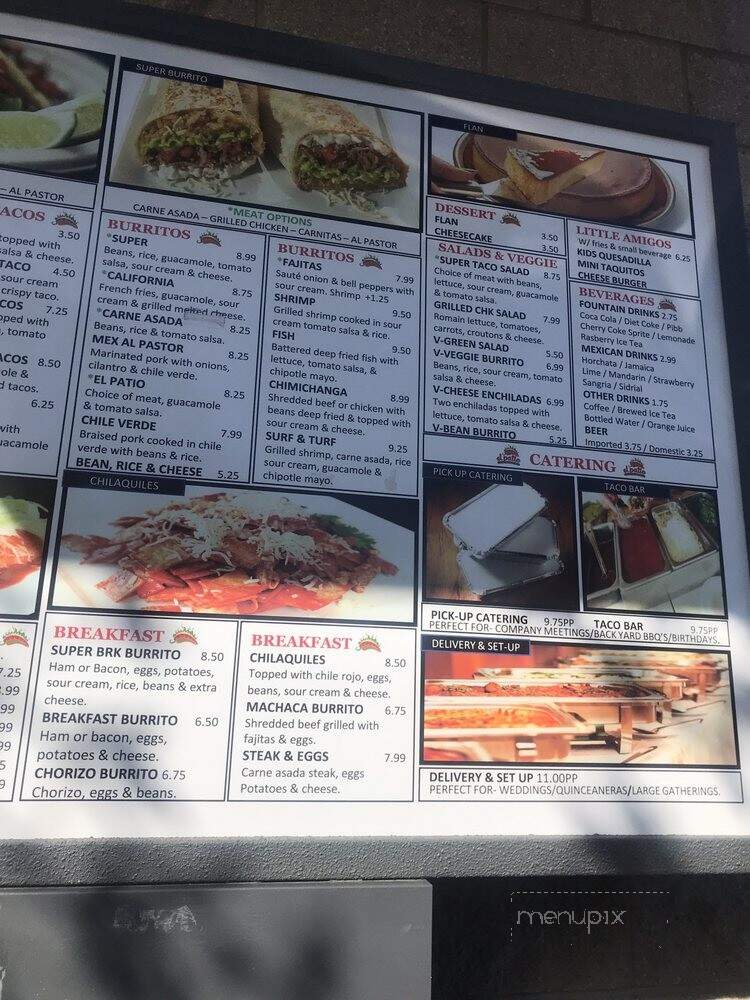 El Patio - Woodland, CA menu_pic