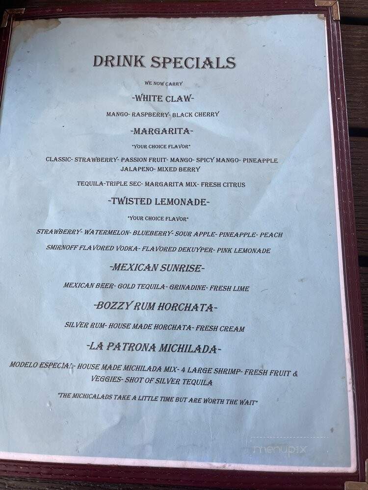 Don Luis Mexican Restaurant - Stockton, CA menu_pic