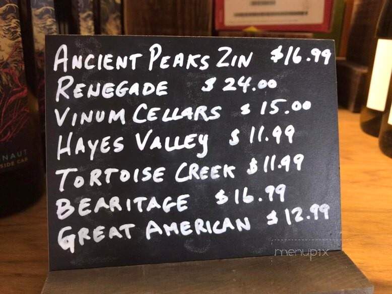 Coulter Cafe - Coulterville, CA menu_pic