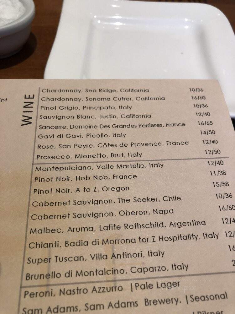 Sole Restaurant - New Canaan, CT menu_pic