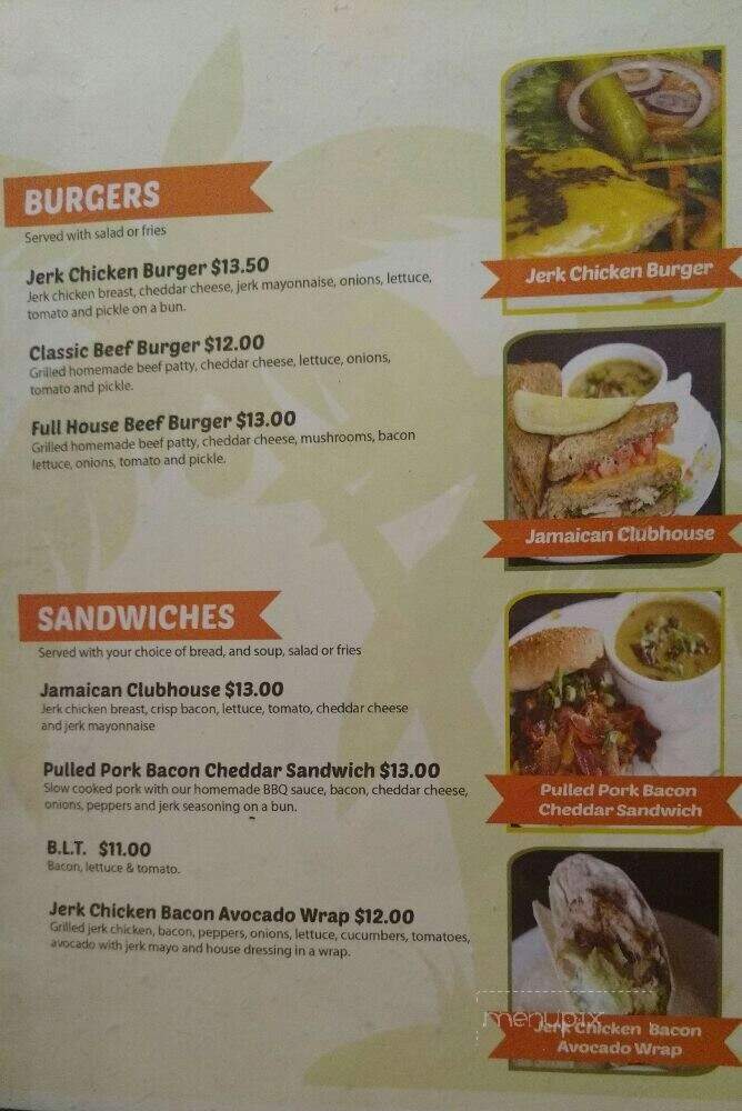 Jamaican Kitchen - Kamloops, BC menu_pic