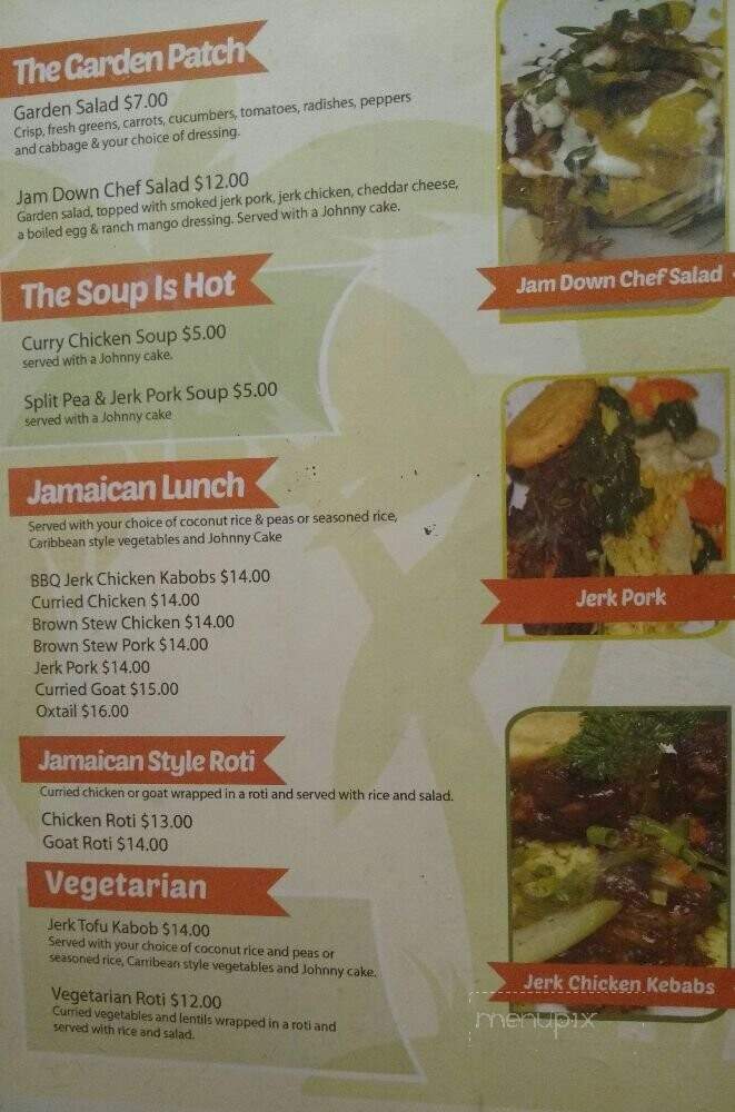 Jamaican Kitchen - Kamloops, BC menu_pic