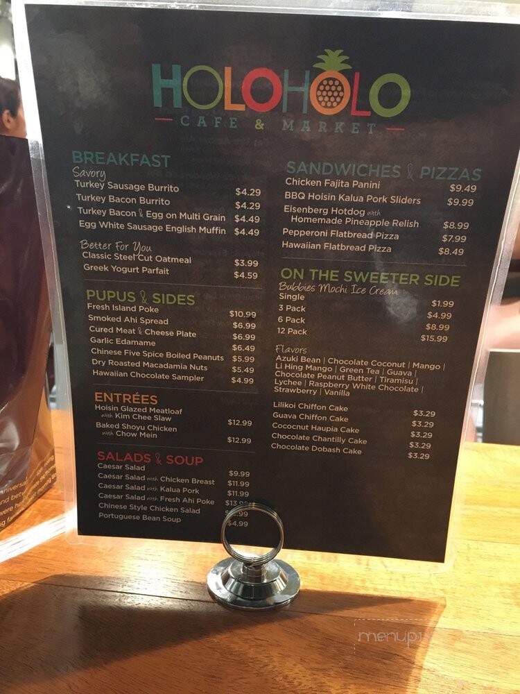 Holoholo Cafe And Market - Honolulu, HI menu_pic