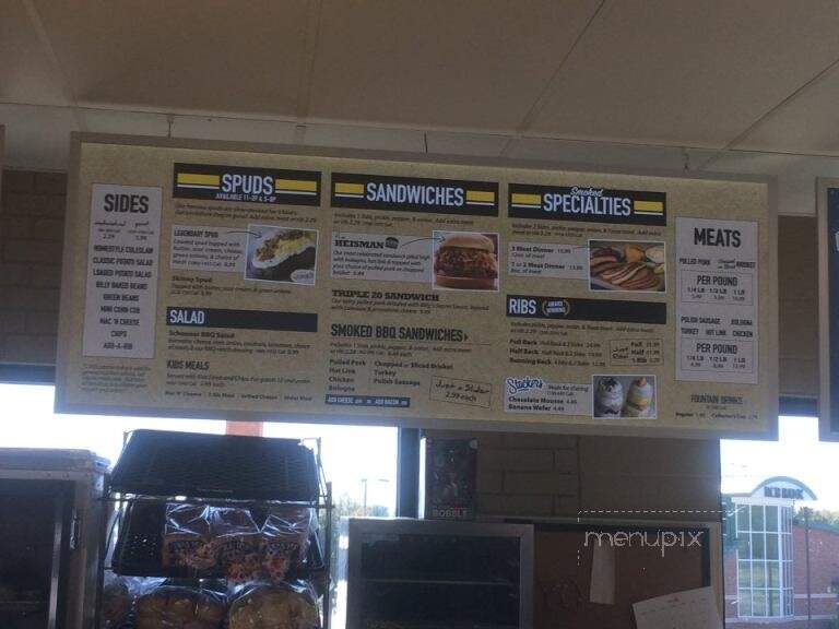 Billy Sims BBQ - Arkansas City, KS menu_pic