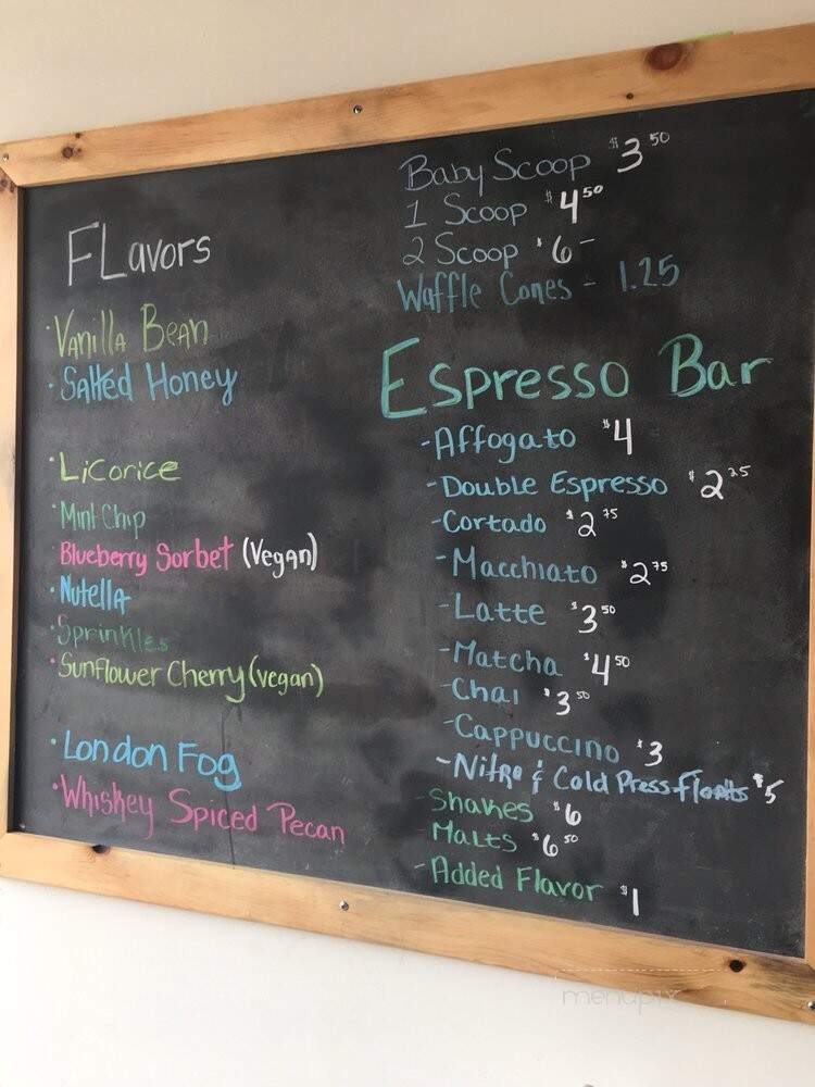 Love Creamery - Duluth, MN menu_pic