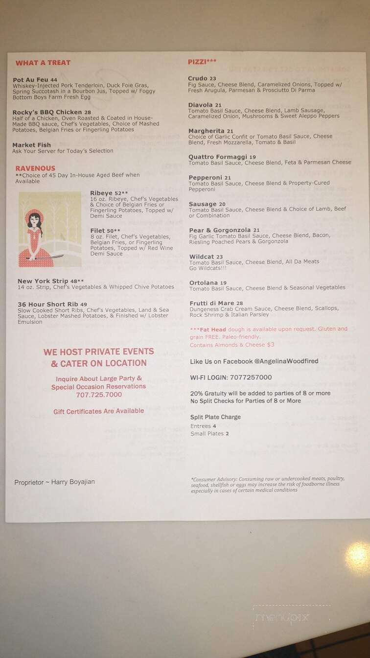 Angelina Woodfired Kitchen - Fortuna, CA menu_pic