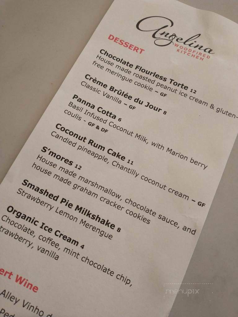 Angelina Woodfired Kitchen - Fortuna, CA menu_pic