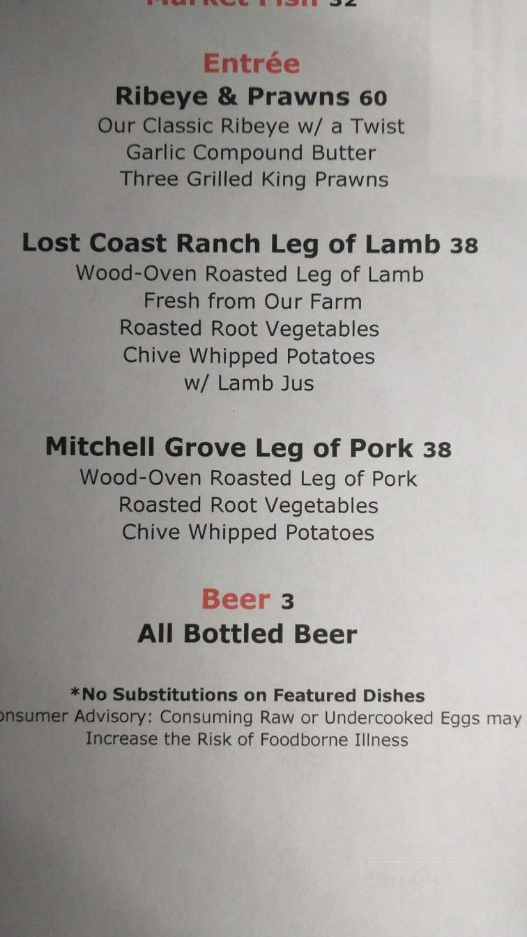 Angelina Woodfired Kitchen - Fortuna, CA menu_pic