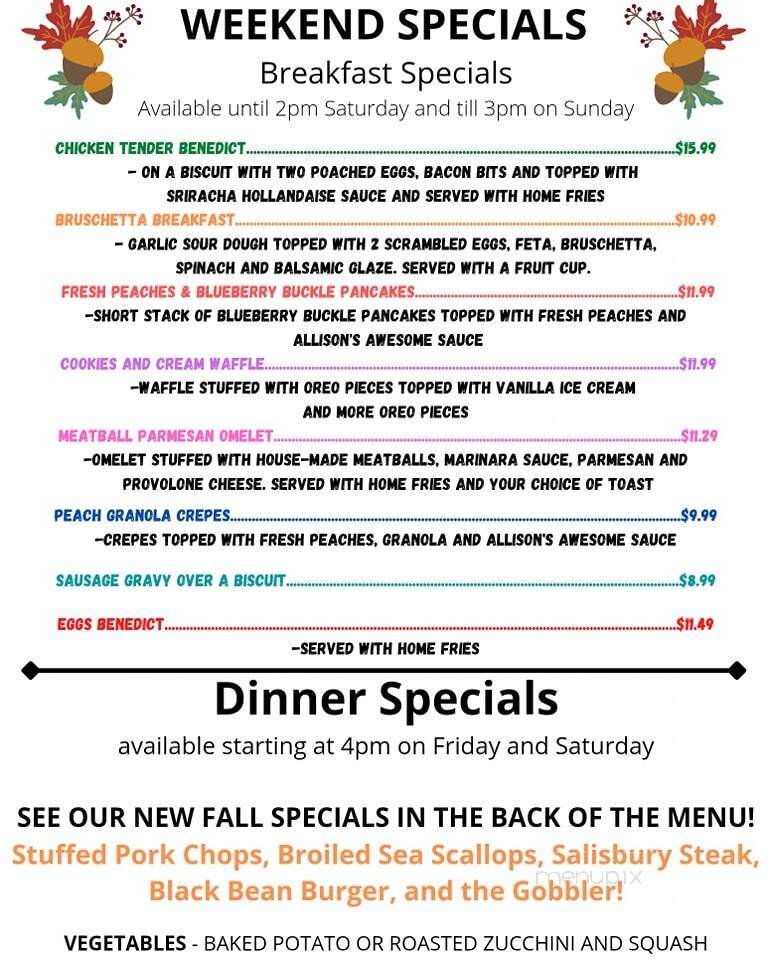 Energy Station - Harleysville, PA menu_pic