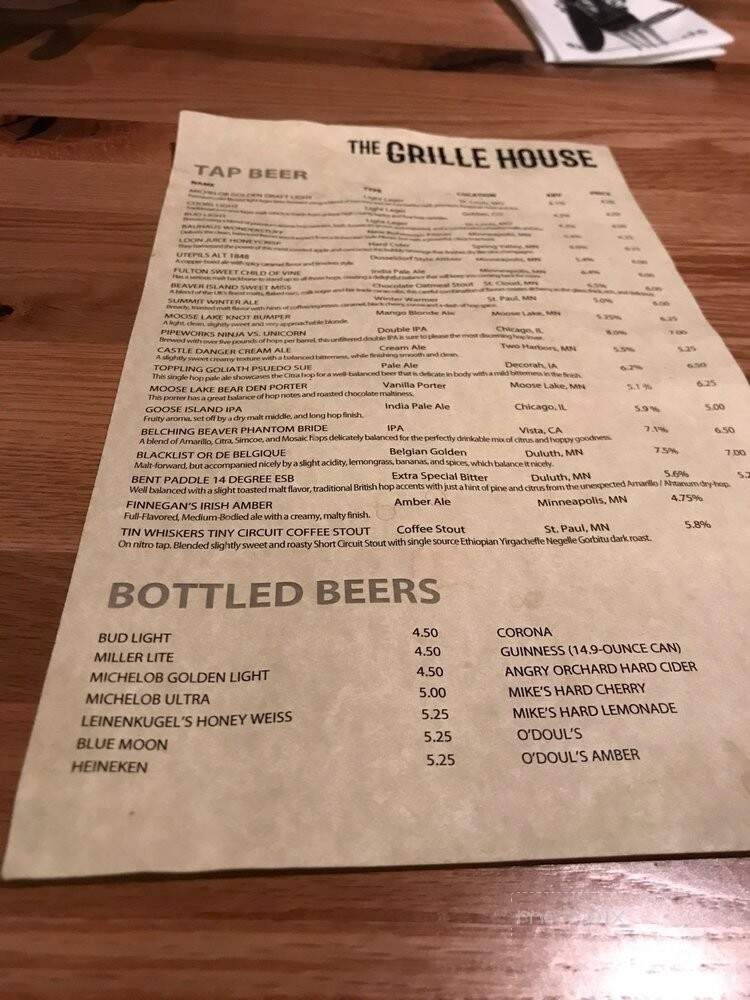 The Grille House - Hinckley, MN