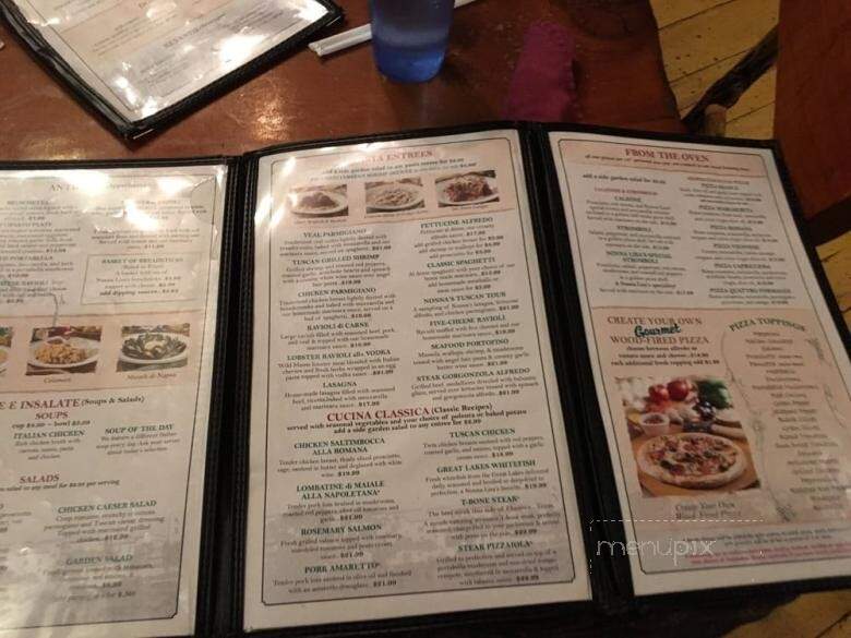 Nonna Lisa's Italian Restaurant - Mackinaw City, MI menu_pic
