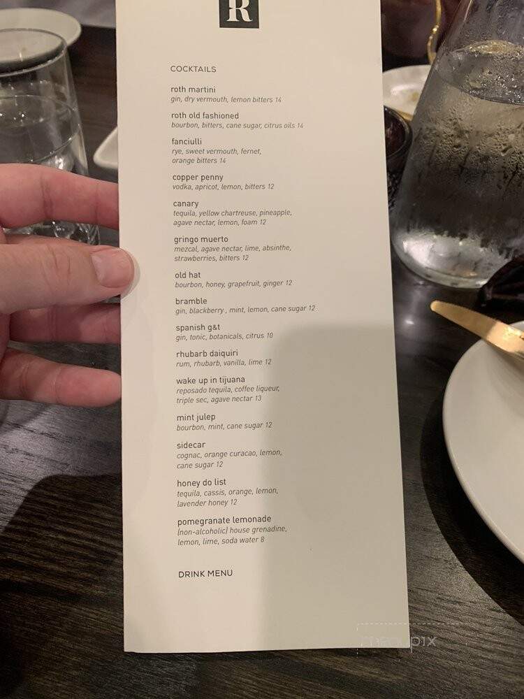 Roth SocialHouse - Turlock, CA menu_pic
