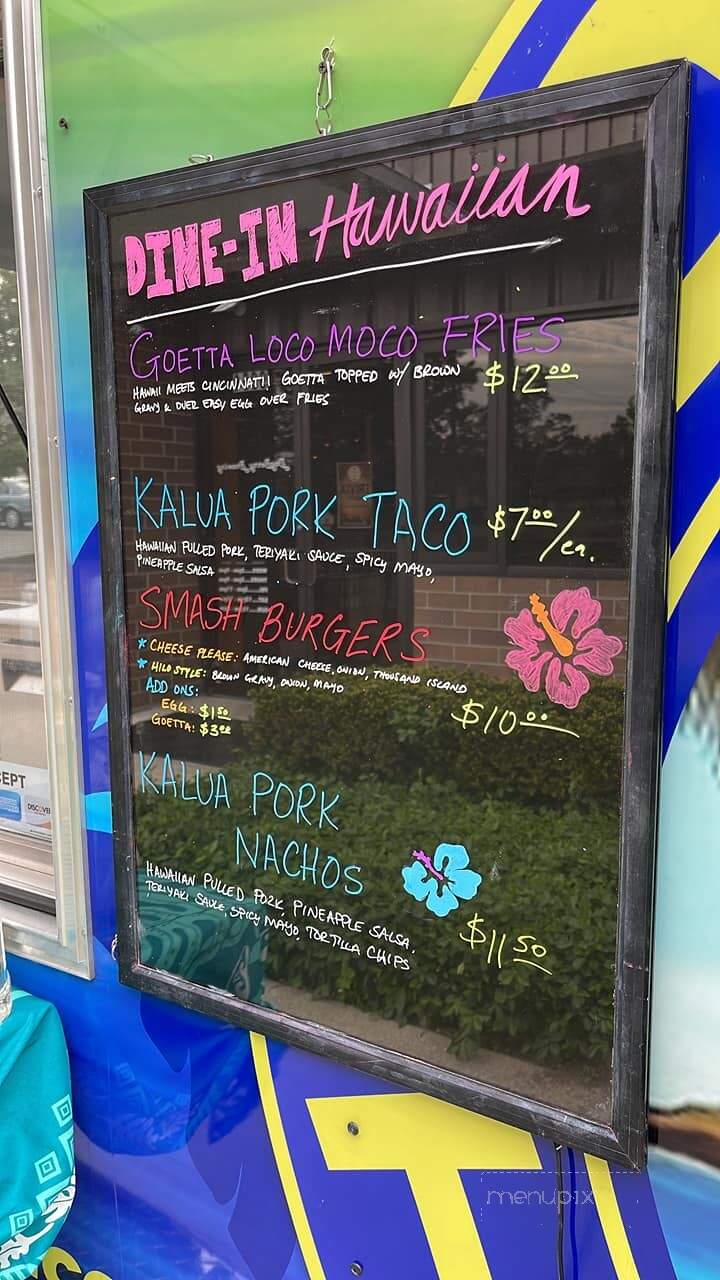 Dine In Hawaiian - Hamilton, OH menu_pic
